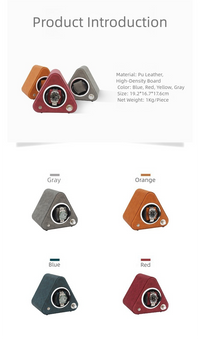 Triangular PU Leather Automatic Watch Winder