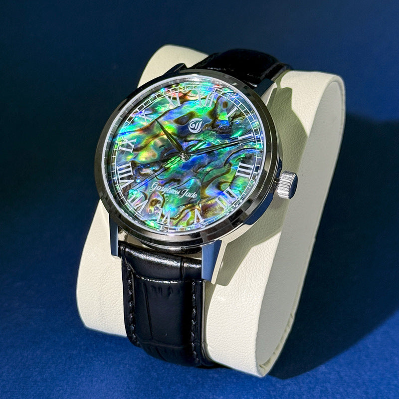 Gorgeous Jade MY25052 8215 Movement Abalone Shell Dial Watch