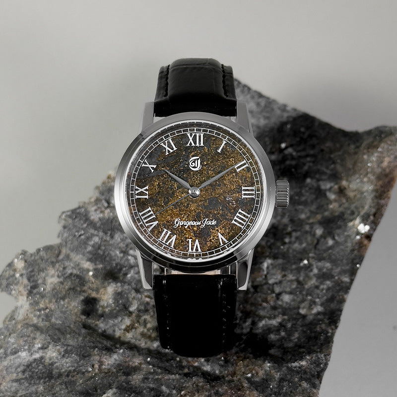 Gorgeous Jade MY25058 8215 Movement Bronze Pyroxene Dial Watch