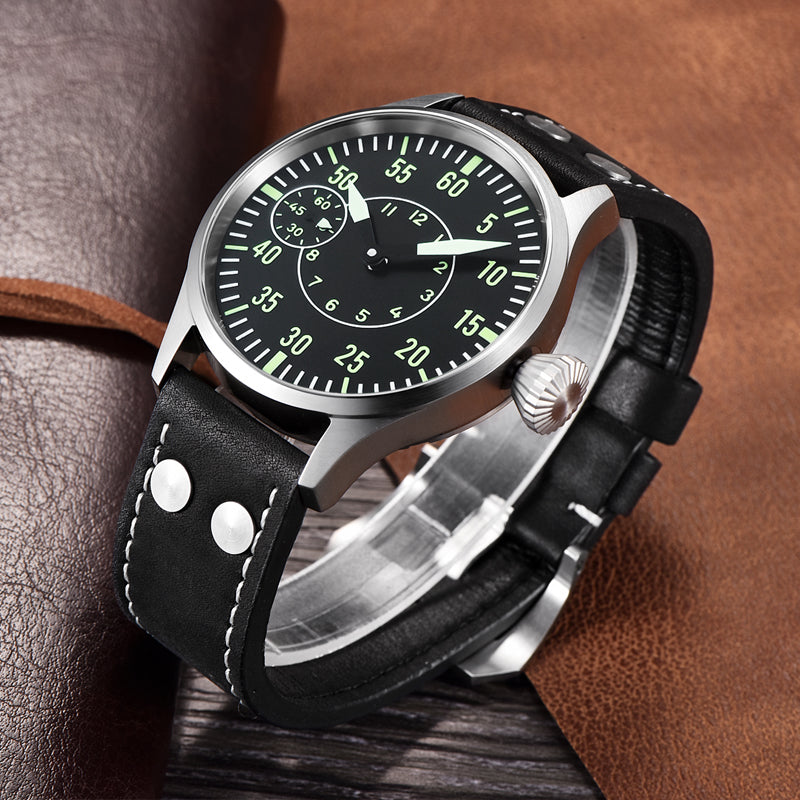 Corgeut 6025 ST3600 Movement Sapphire Mirror 30m Waterproof