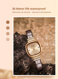 MSTIANQ 1110 Women's retro Square Quartz Watch