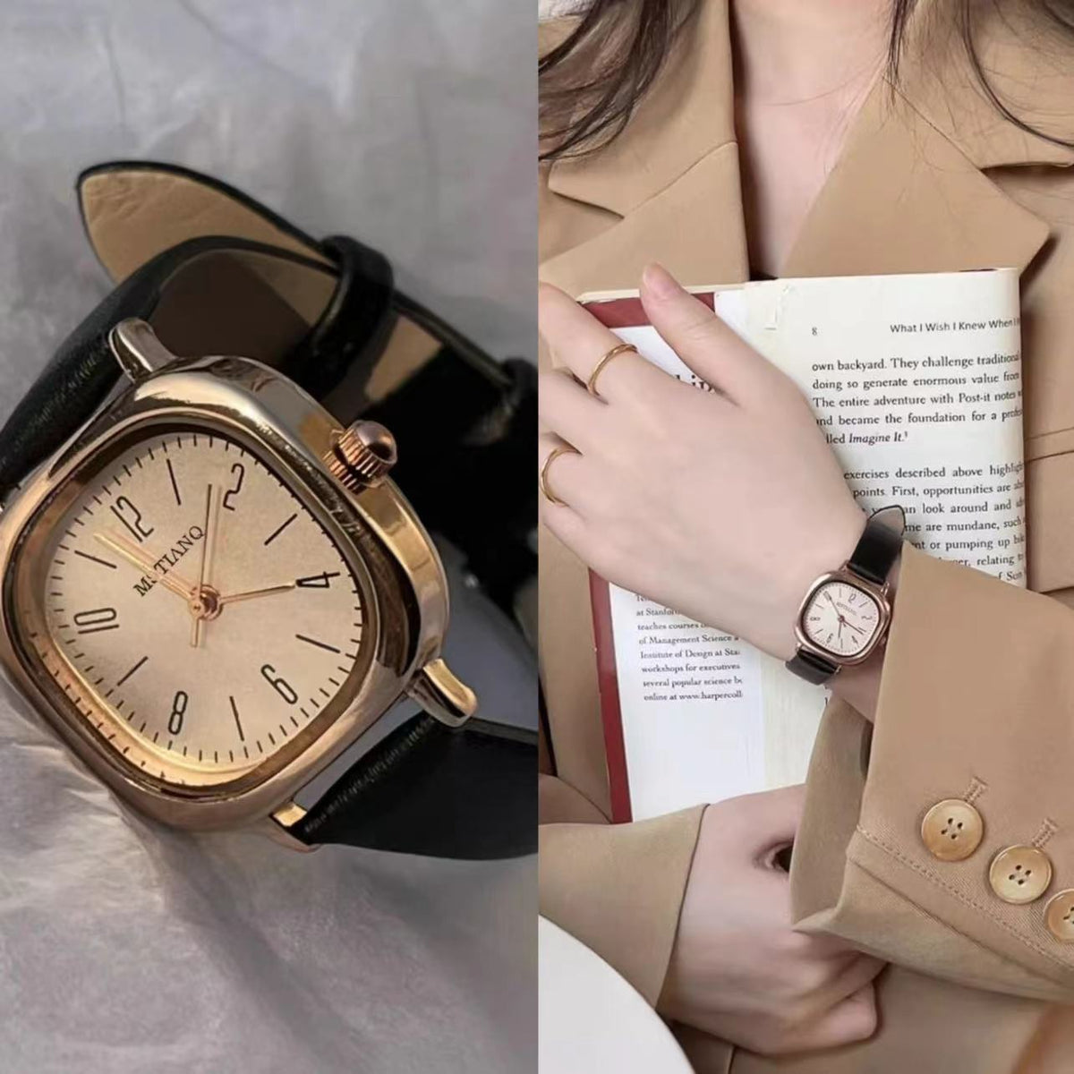 MSTIANQ 1105 Ladies Nostalgic Quartz Wrist Watch