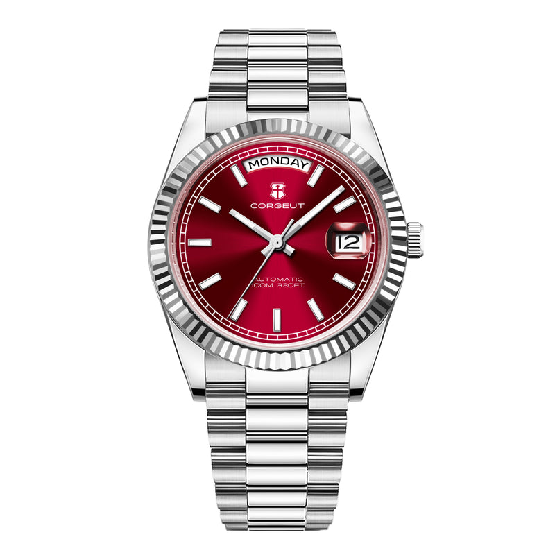 Corgeut 6002L ST1644 Movement Sapphire Mirror 200m waterproof