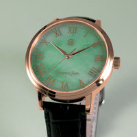 Gorgeous Jade MY25056 8215 Movement Jadeite Dial Watch