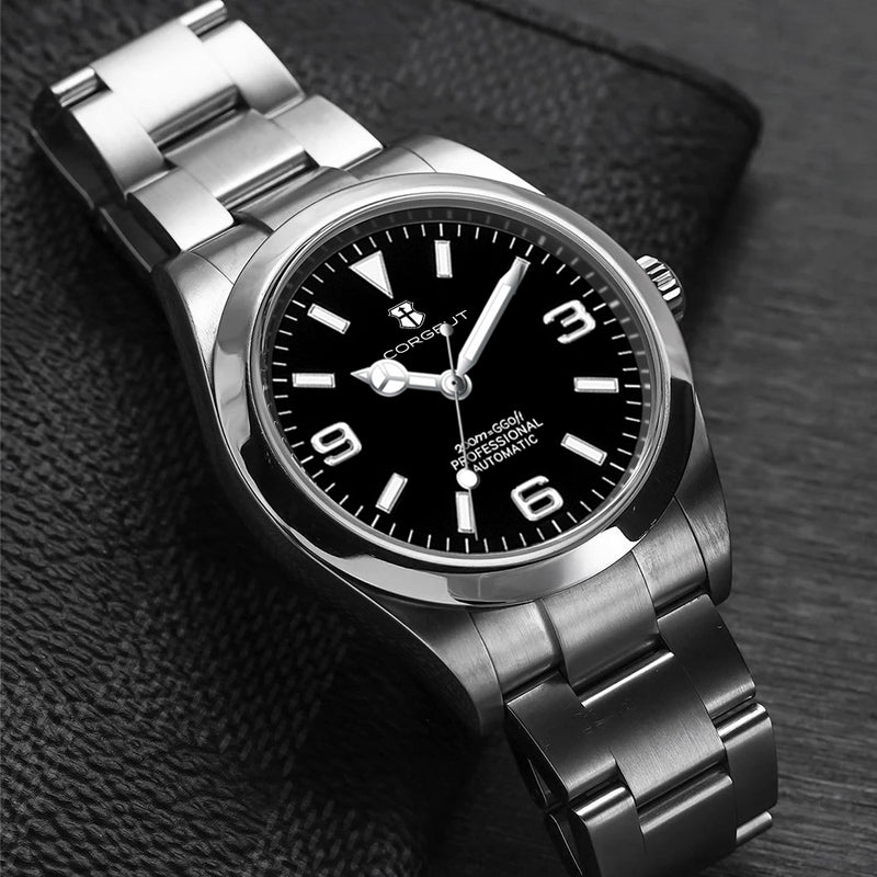 Corgeut 6002L NH35 Movement Sapphire Mirror 200m waterproof