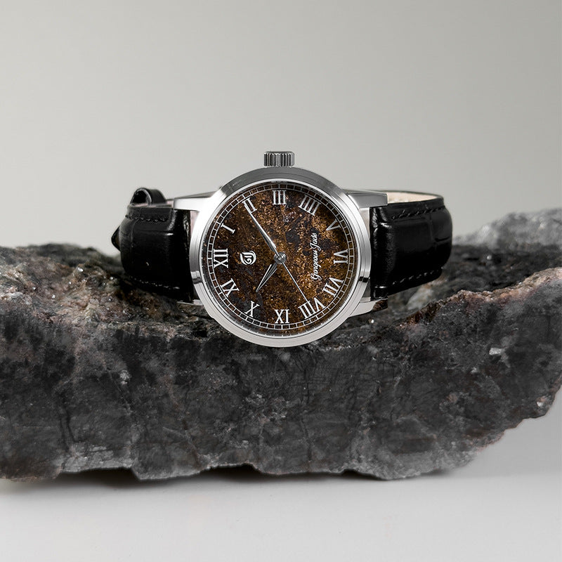 Gorgeous Jade MY25058 8215 Movement Bronze Pyroxene Dial Watch