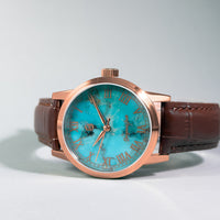 Gorgeous Jade MY250526 8215 Movement Reconstituted Turquoise Dial Watch