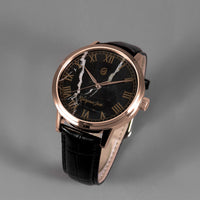 Gorgeous Jade MY250511 8215 Movement Marble Dial Watch