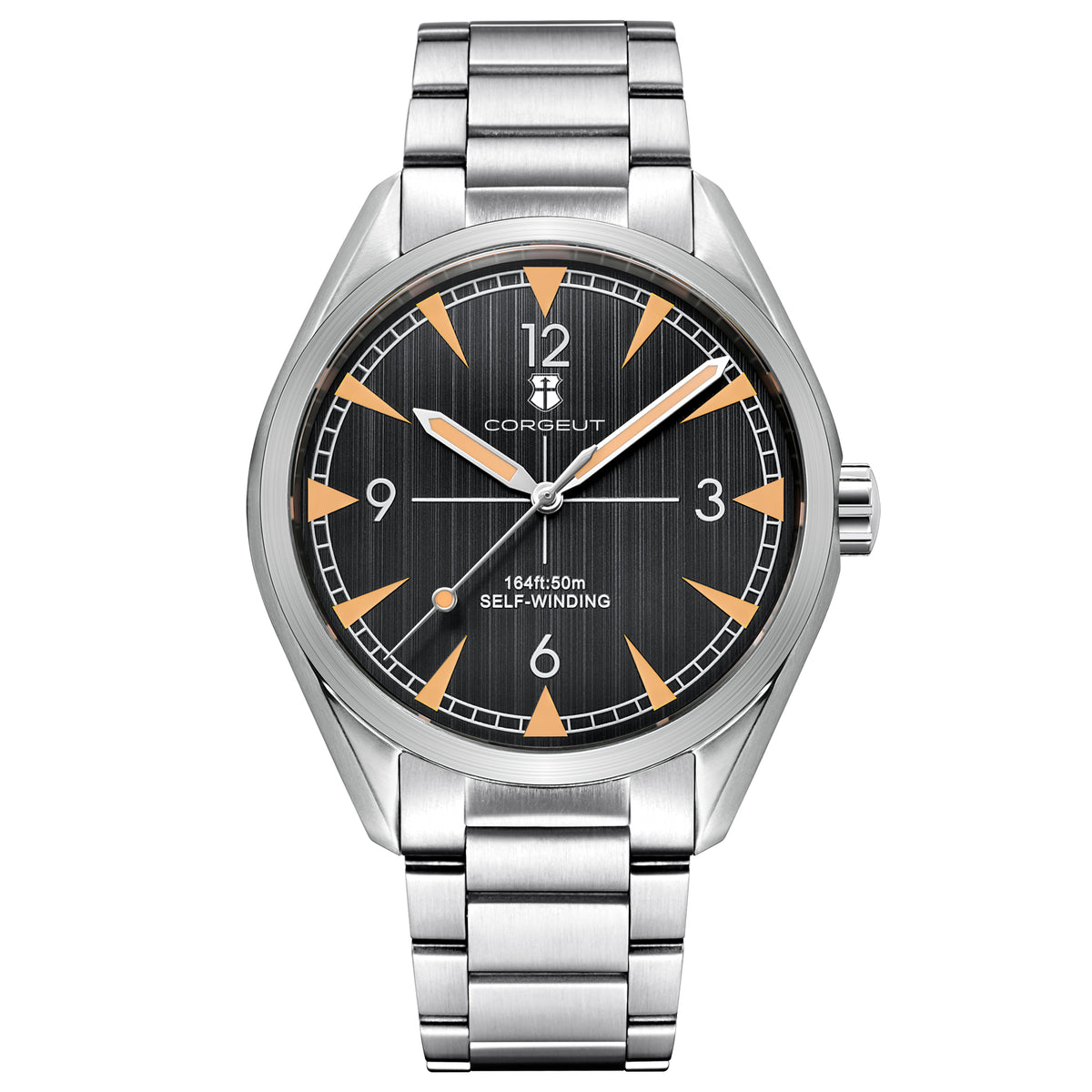 Corgeut 6010 NH35 Movement Sapphire Mirror 100m waterproof