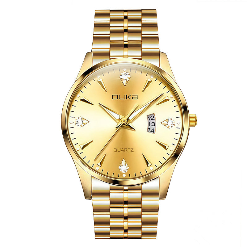 OLIKA 1903 Men's Gold Quartz Watch
