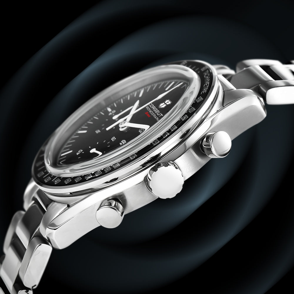 Corgeut 9005 VK63 Movement Sapphire Mirror 100m waterproof