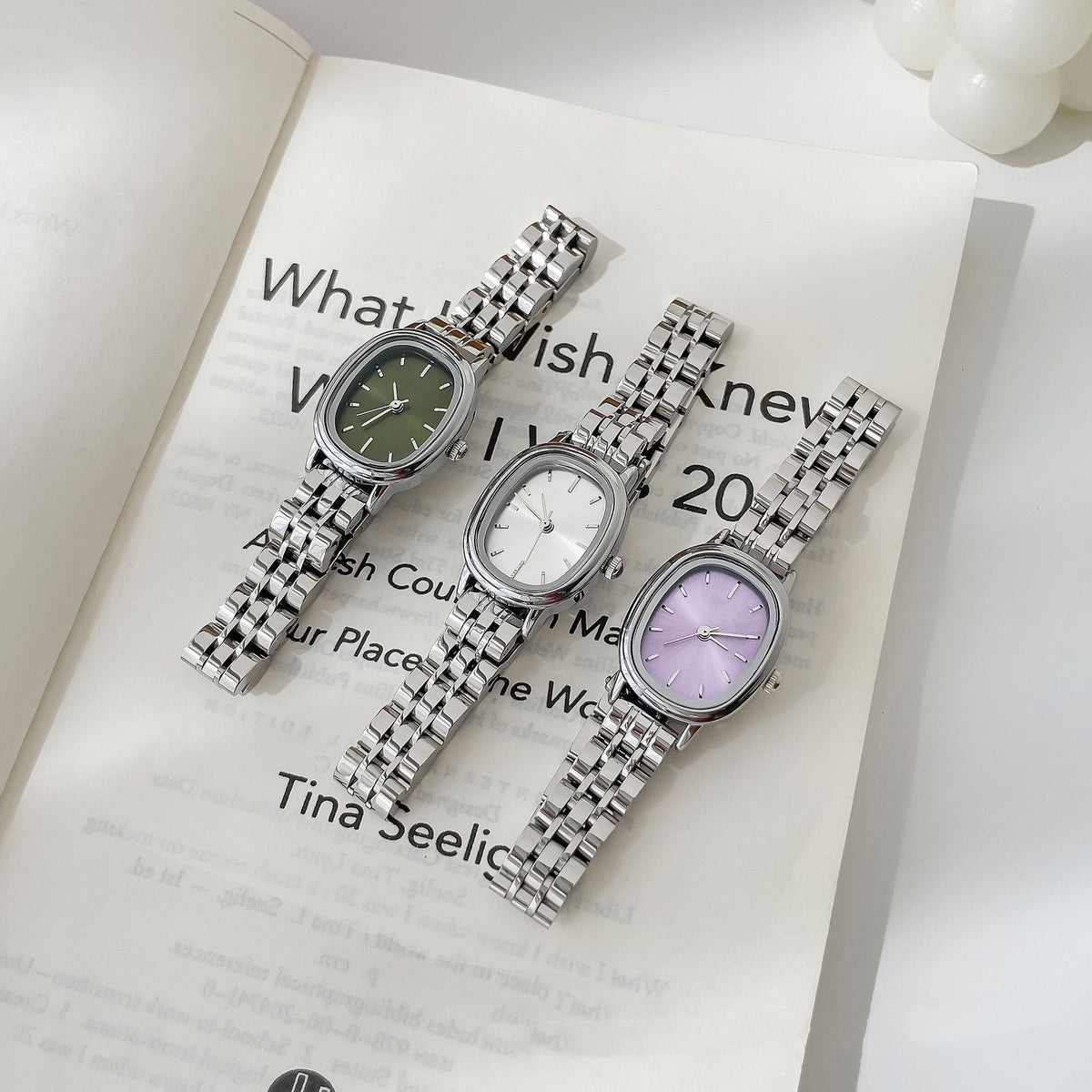 MSTIANQ 1120 Women's Oval Quartz Wrist Watch