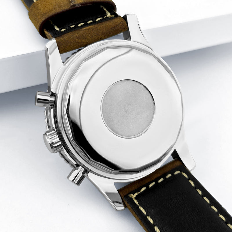 Corgeut 9001 VK67 Movement Mineral Glass 30m Waterproof