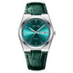 Green Surface Silver Shell Green Strap