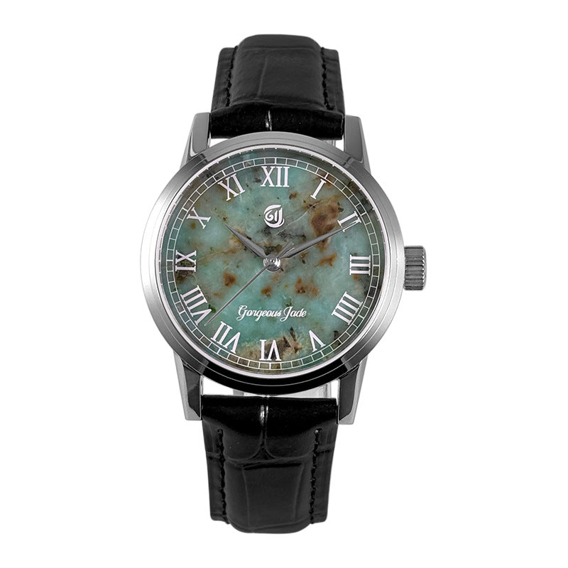 Gorgeous Jade MY25055 8215 Movement African Turquoise Dial Watch