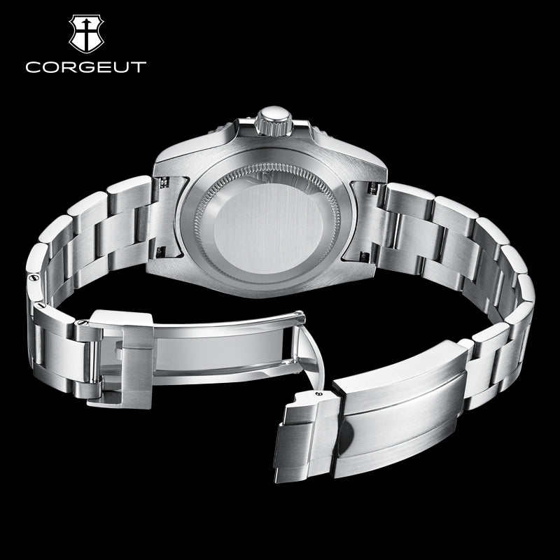 Corgeut 6001 NH35 Movement Sapphire Mirror 100m waterproof