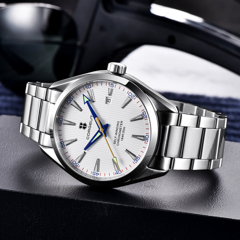 Corgeut 6010 NH35 Movement Sapphire Mirror 100m waterproof