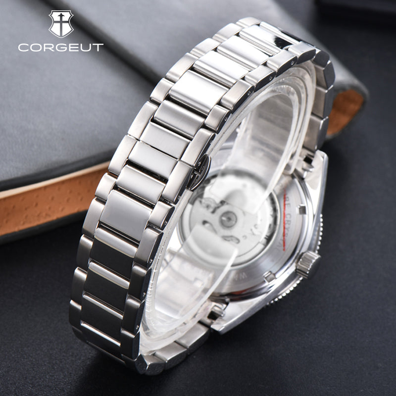 Corgeut 6013 NH35 Movement Sapphire Mirror 100m waterproof