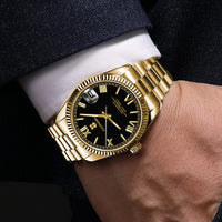 Corgeut 6002 NH35 Movement Sapphire Mirror 100m waterproof