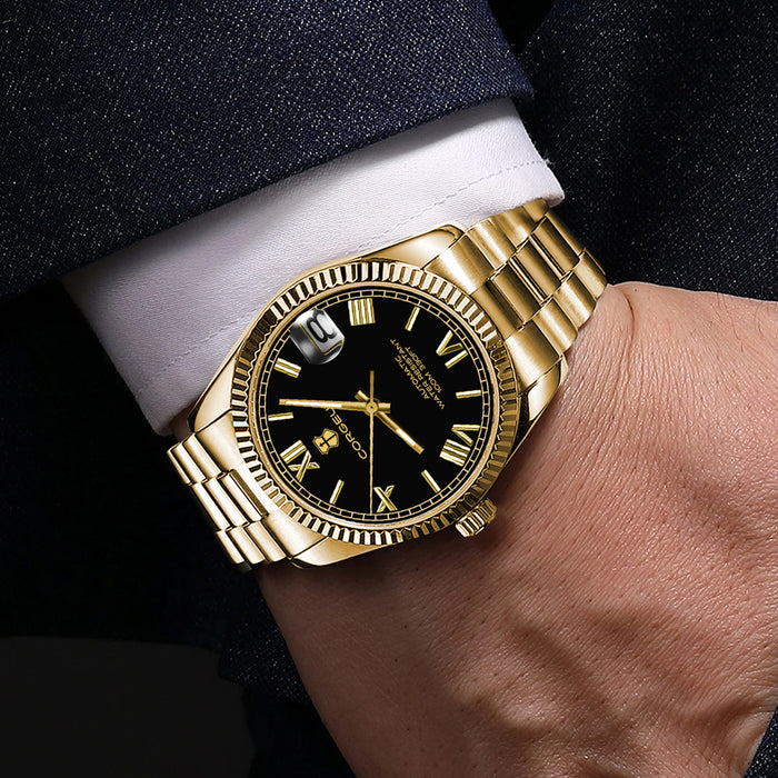 Corgeut 6002 NH35 Movement Sapphire Mirror 100m waterproof