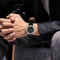 Corgeut 9001 VK67 Movement Mineral Glass 30m Waterproof