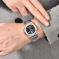 Corgeut 6017 NH35 Movement Sapphire Mirror 100m waterproof