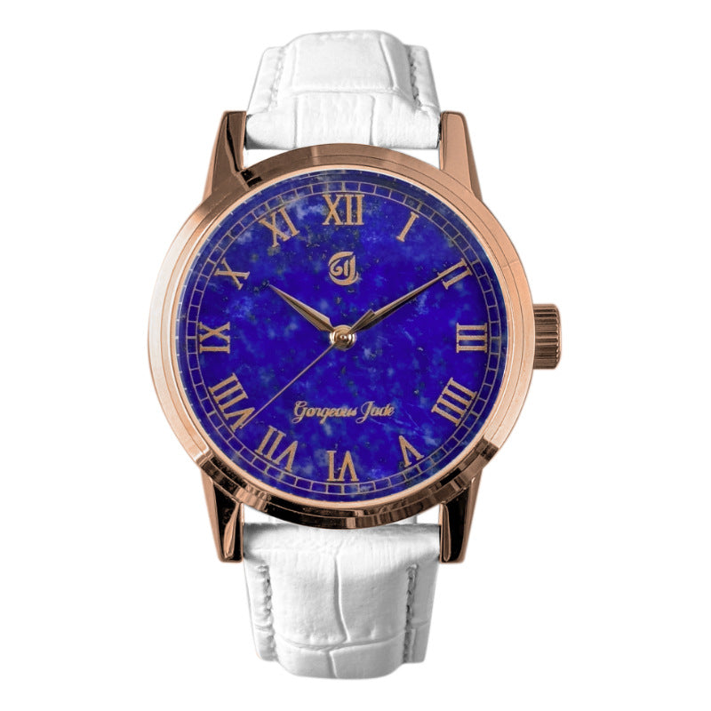 Gorgeous Jade MY250524 8215 Movement Lapis Lazuli Dial Watch