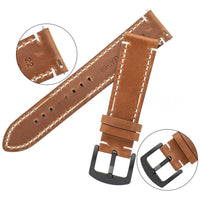 Vintage Oil Wax Leather Strap