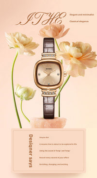 MSTIANQ 1110 Women's retro Square Quartz Watch