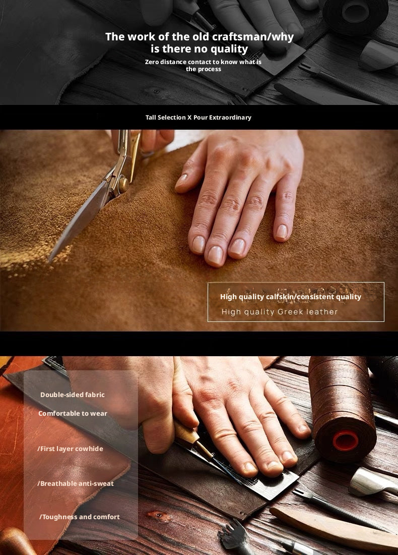 Wholesale Retro Style Crazy Horse Leather Watch Band