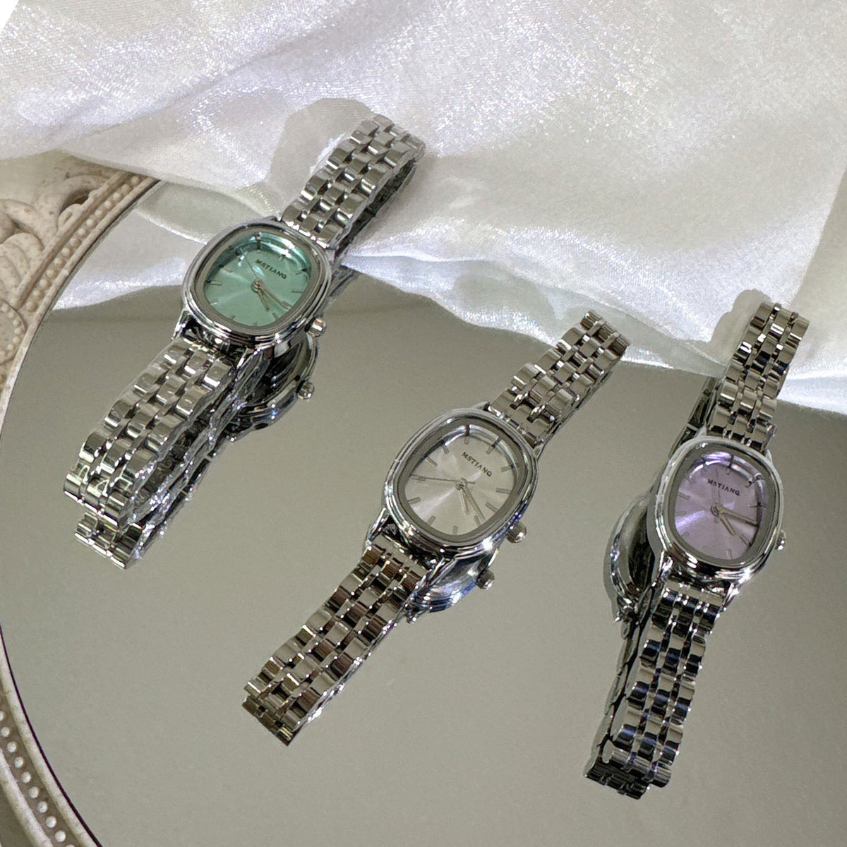 MSTIANQ 1120 Women's Oval Quartz Wrist Watch