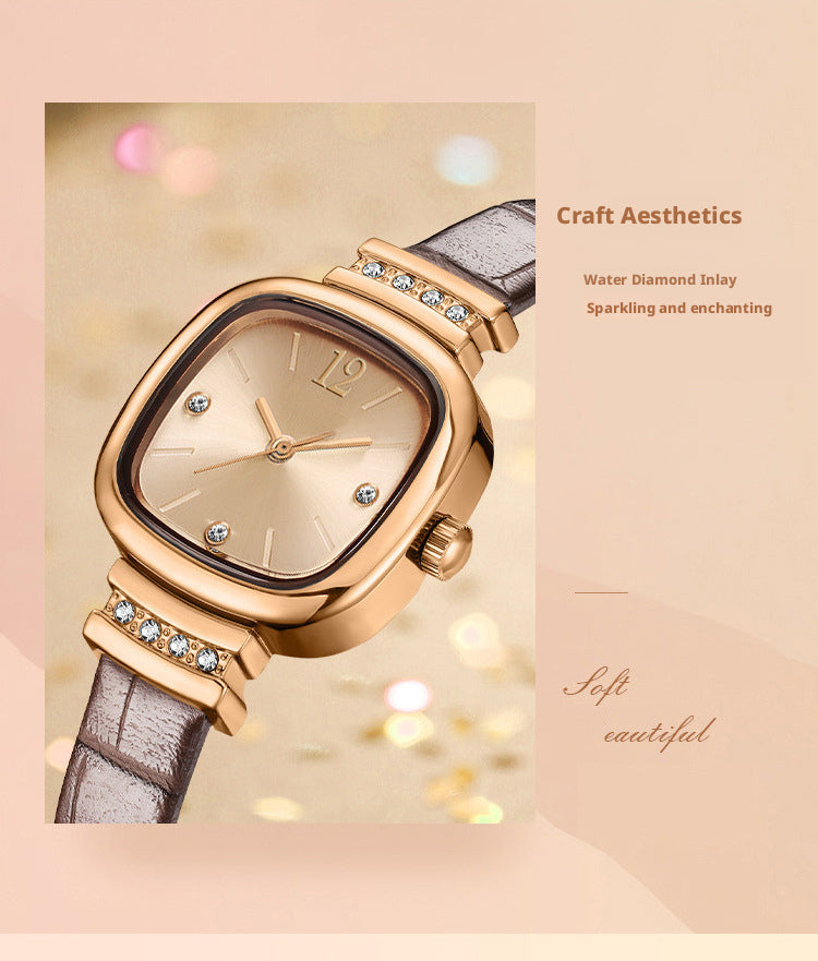 MSTIANQ 1110 Women's retro Square Quartz Watch