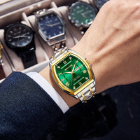 Mstianq 1121 Barrel-Shaped Men's Quartz Watch