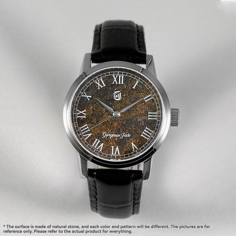 Gorgeous Jade MY25058 8215 Movement Bronze Pyroxene Dial Watch