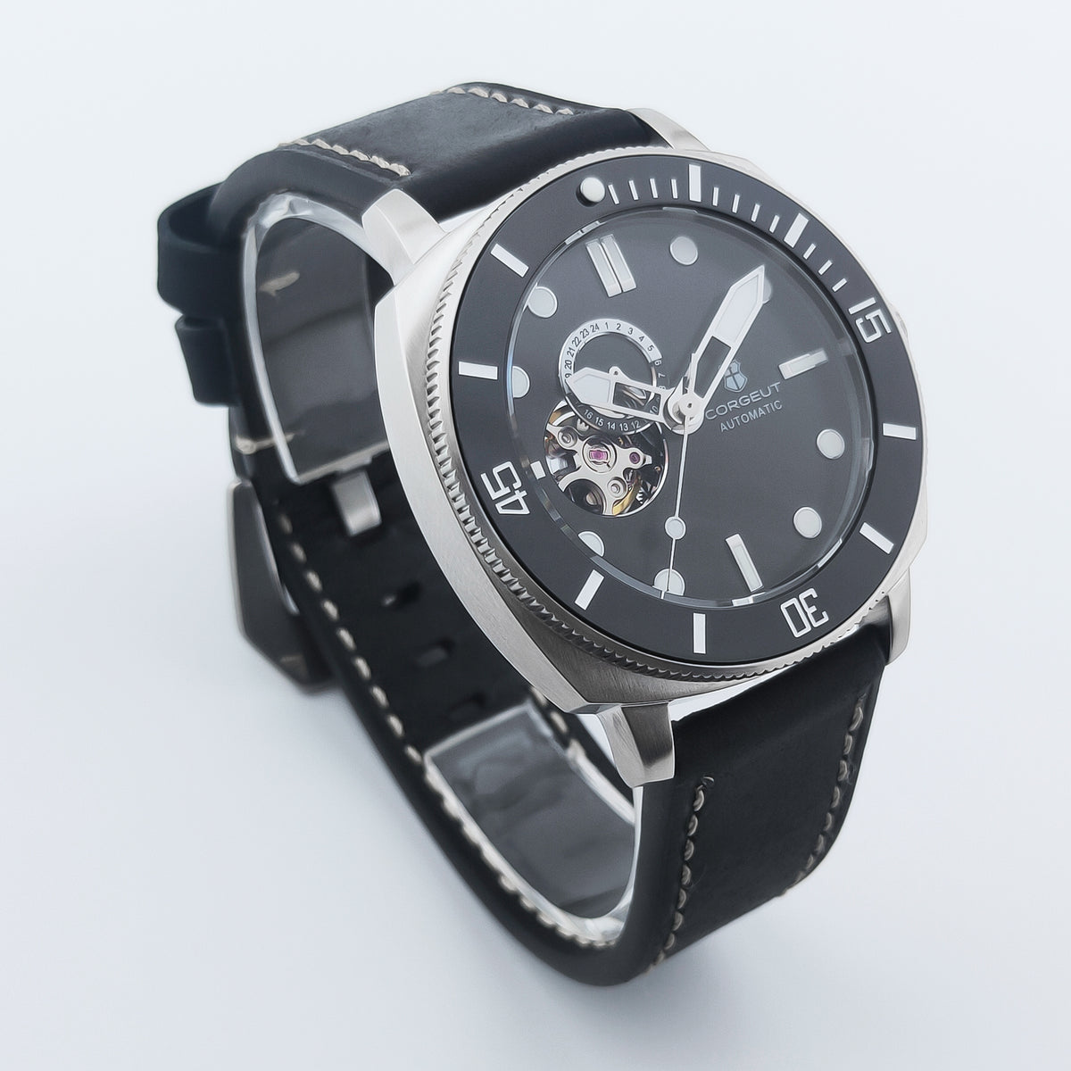 Corgeut 6030 NH39 Movement Sapphire Mirror 100m waterproof