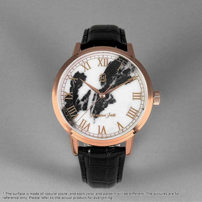 Gorgeous Jade MY250510 8215 Movement Zebra Stone Dial Watch