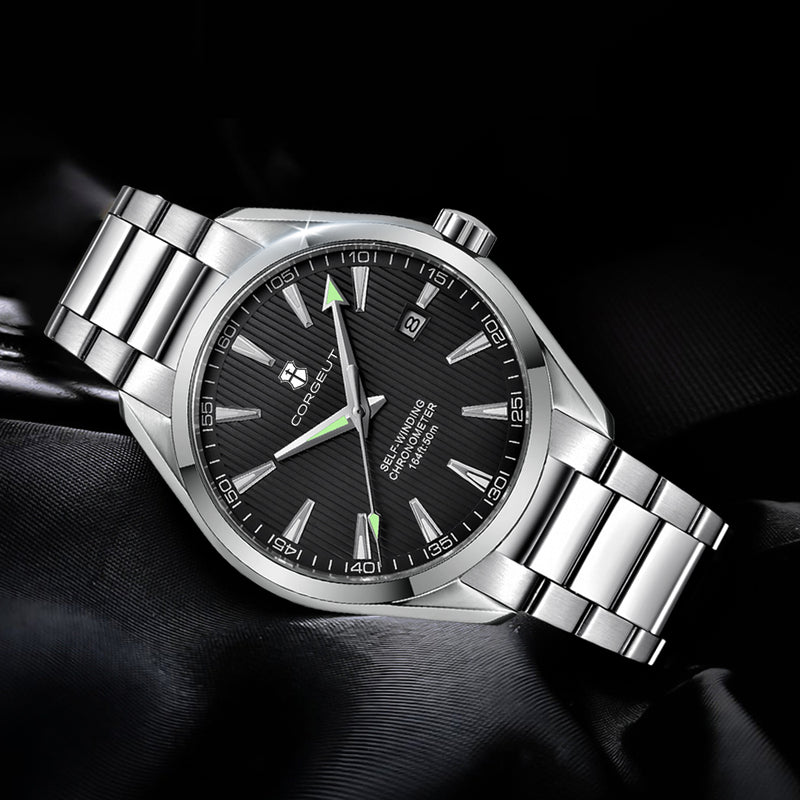 Corgeut 6010 NH35 Movement Sapphire Mirror 100m waterproof