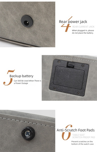 Triangular PU Leather Automatic Watch Winder