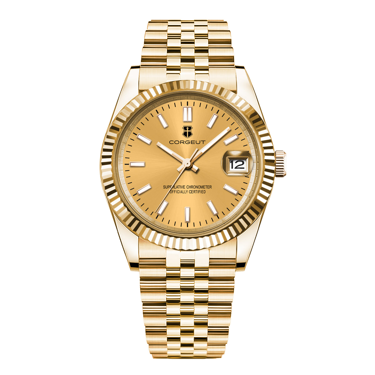 Corgeut 6002L NH35 Movement Sapphire Mirror 200m waterproof