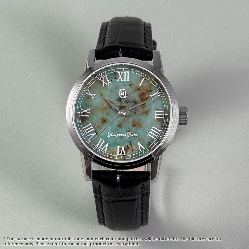 Gorgeous Jade MY25055 8215 Movement African Turquoise Dial Watch