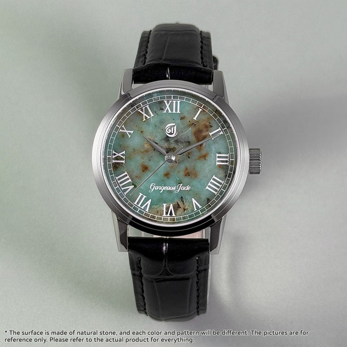 Gorgeous Jade MY25055 8215 Movement African Turquoise Dial Watch