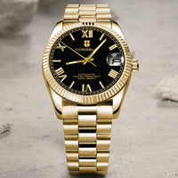 Corgeut 6002 NH35 Movement Sapphire Mirror 100m waterproof