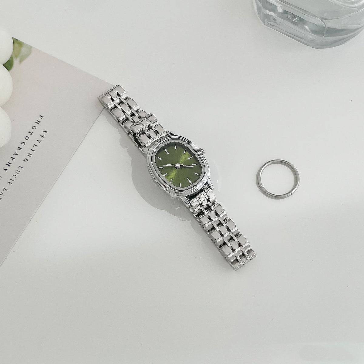 MSTIANQ 1120 Women's Oval Quartz Wrist Watch