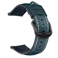 Oil Leather Top Grain Cowhide Watch Strap