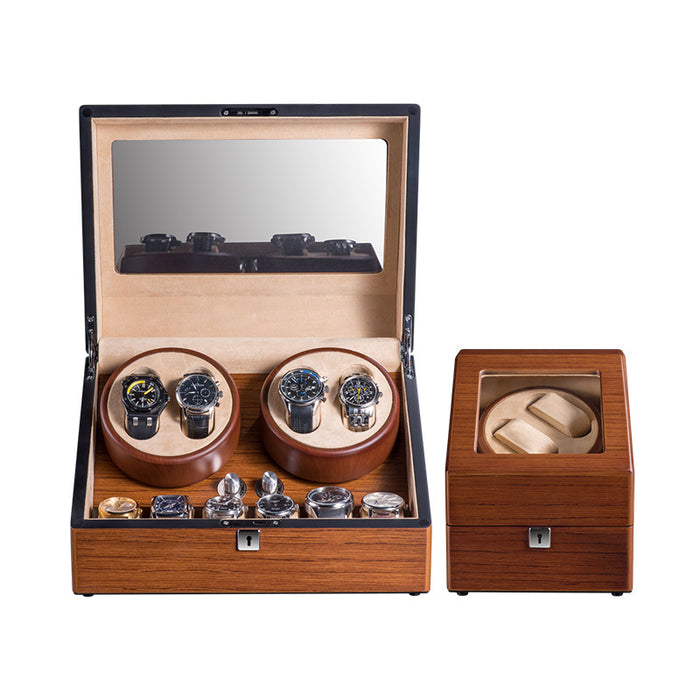 Multi-Position Wooden Watch Winder
