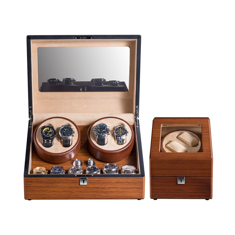 Multi-Position Wooden Watch Winder
