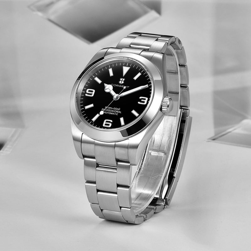 Corgeut 6002L NH35 Movement Sapphire Mirror 200m waterproof