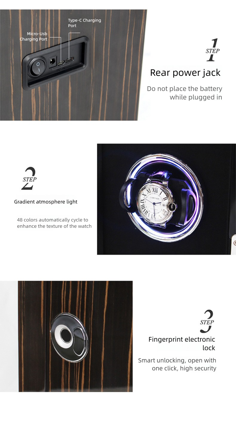 Cabinet-Style Multi-Position Automatic Watch Winder