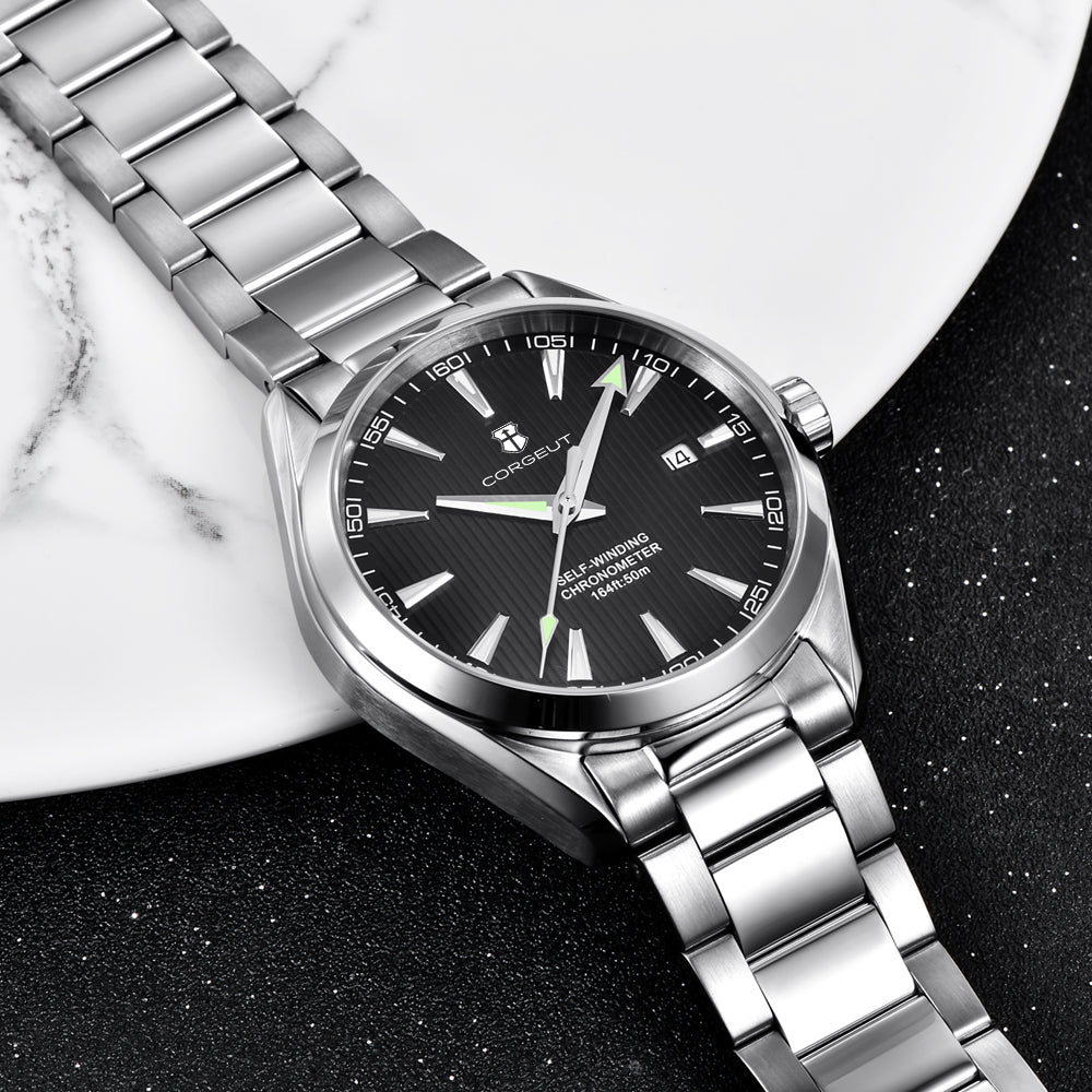 Corgeut 6010 NH35 Movement Sapphire Mirror 100m waterproof