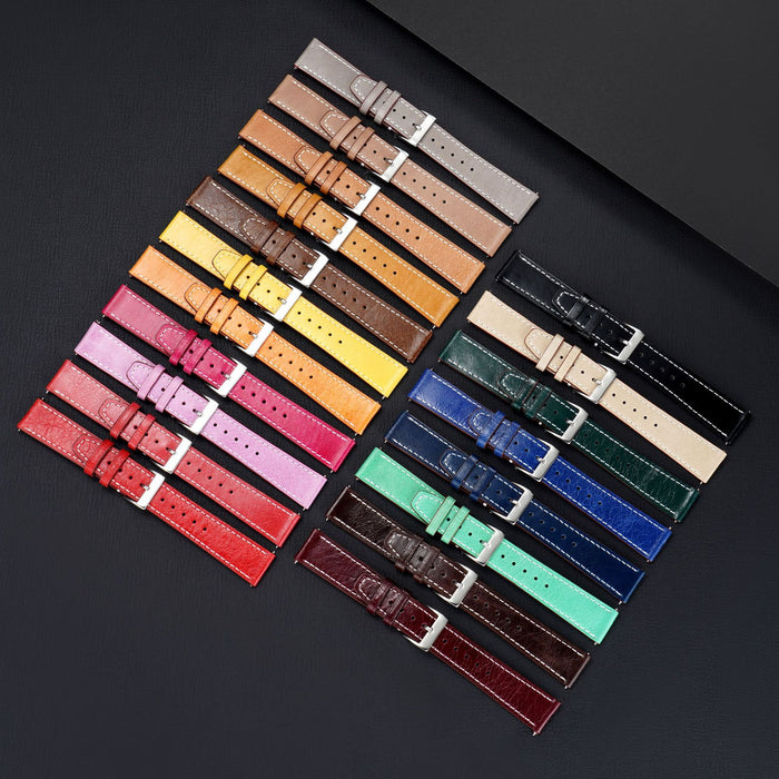 First Layer Horse Oil Cowhide Watch Strap 20/22mm